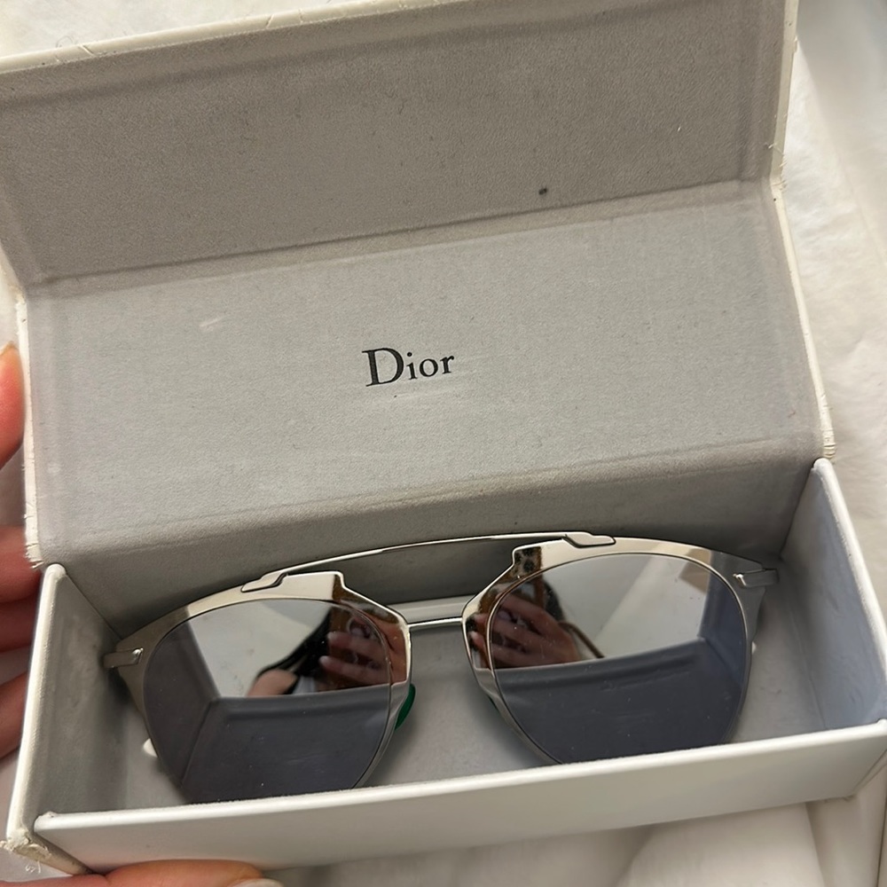 Christian Dior REFLECTED/S 085L/HD Palladium White/Gray Sunglasses